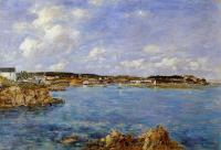 Boudin, Eugene - Douarnenez, the Bay, View of Ile Tristan